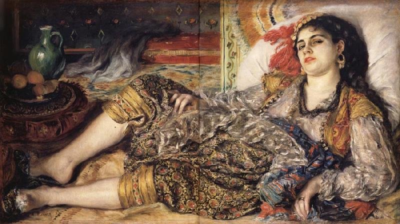 Pierre Renoir Odalisque or Woman of Algiers china oil painting image